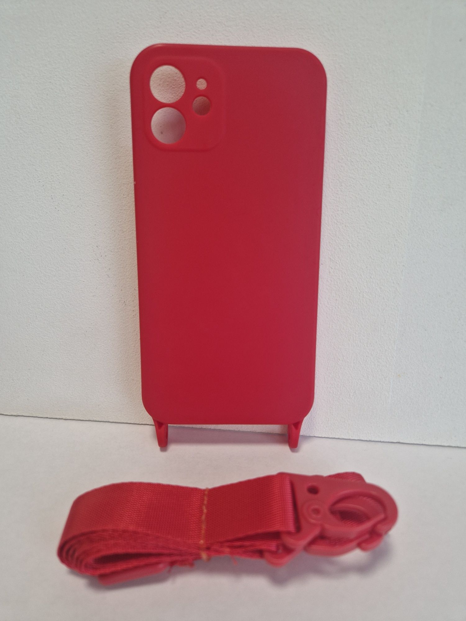 Strap Silicone Case do Iphone 12 wzór 2 czerwony