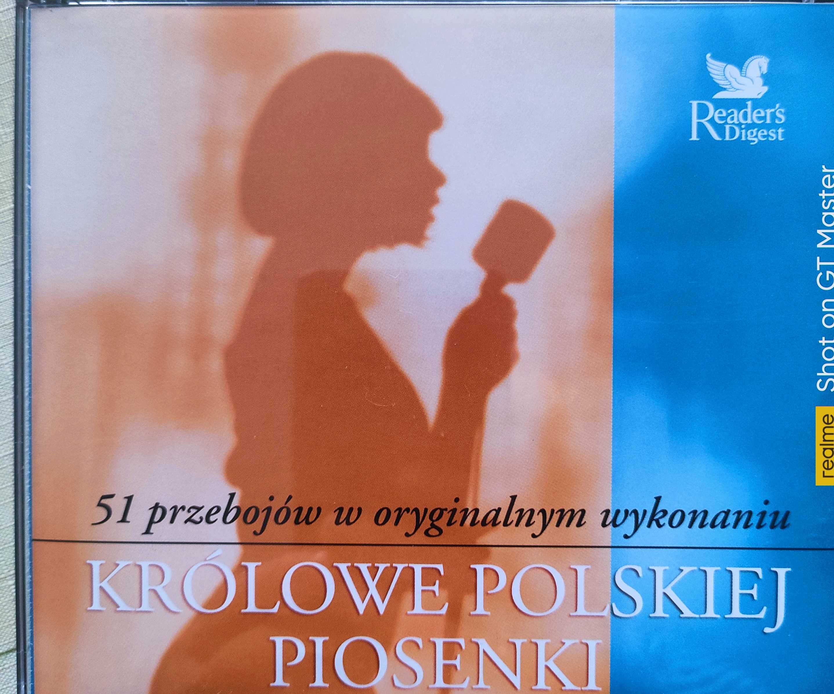 3 płyty CD z muzyką:Królowe polskiej piosenki, Muzyczne wspomnienia...