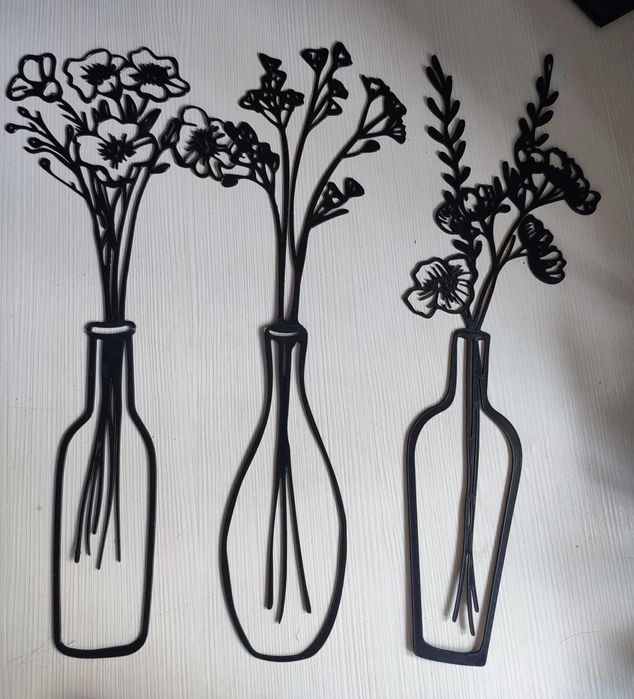 Декор на стену в виде цветов