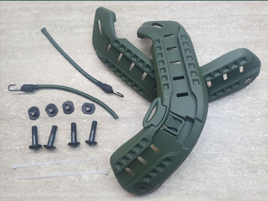 Комплект на військовий шолом! Підвісна система +подушки +рейки +шрауд