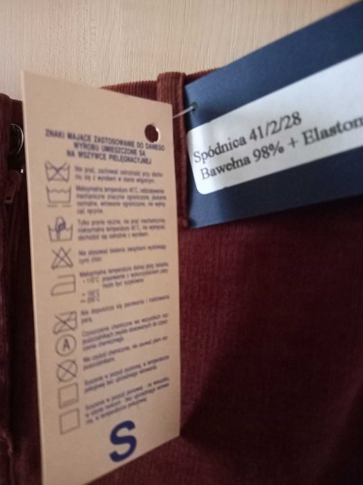 Zestaw sztruksowy damski brązowy!