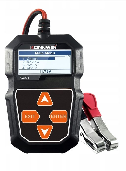 Miernik baterii Konnwei KW208 test stanu akumulatora