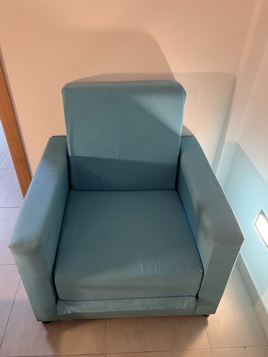 Sofá de 1 lugar e sofá cama