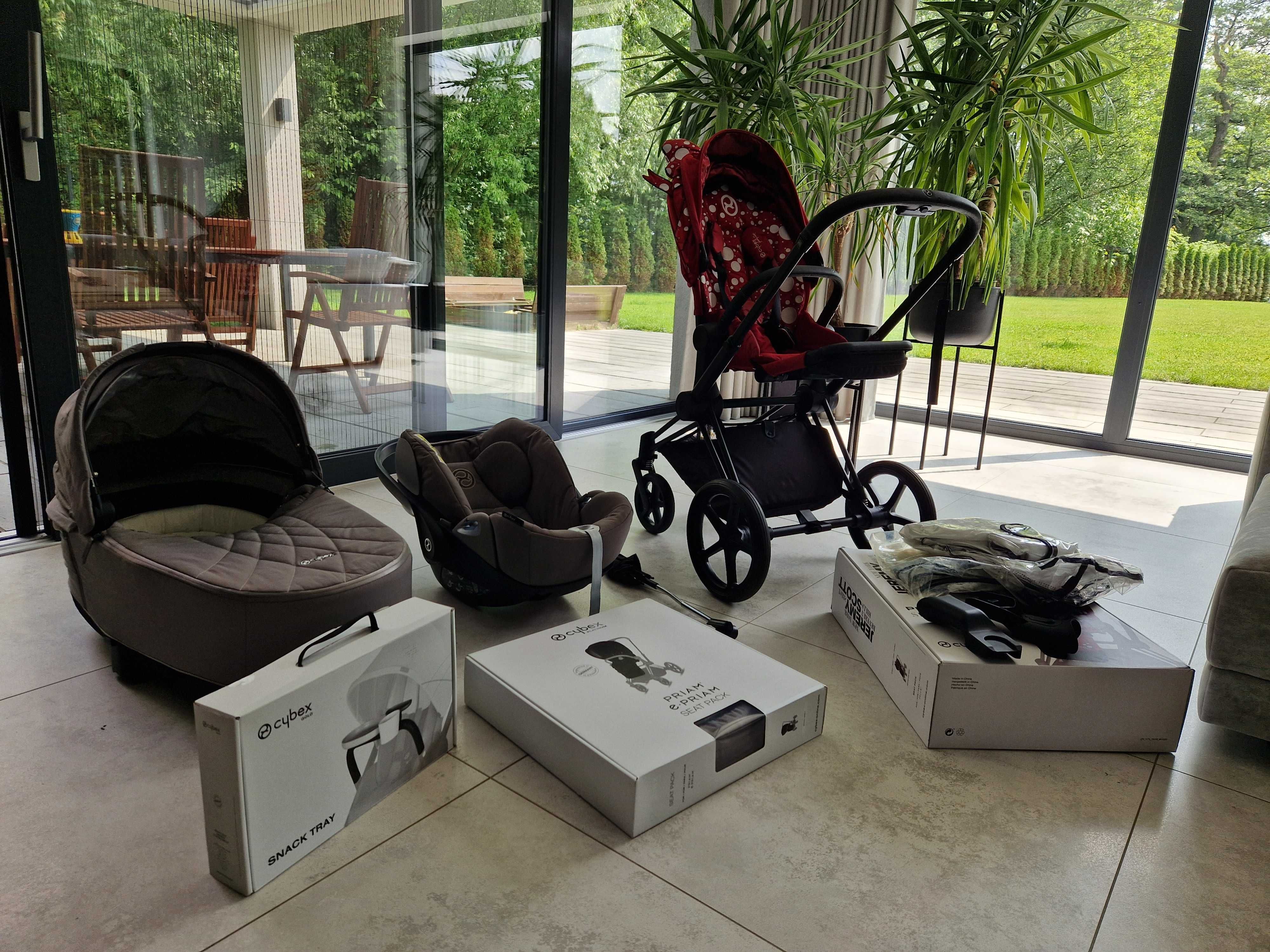 CYBEX PRIAM 2.0 + CLOUD Z i-Size + dodatkowy Seat Pack