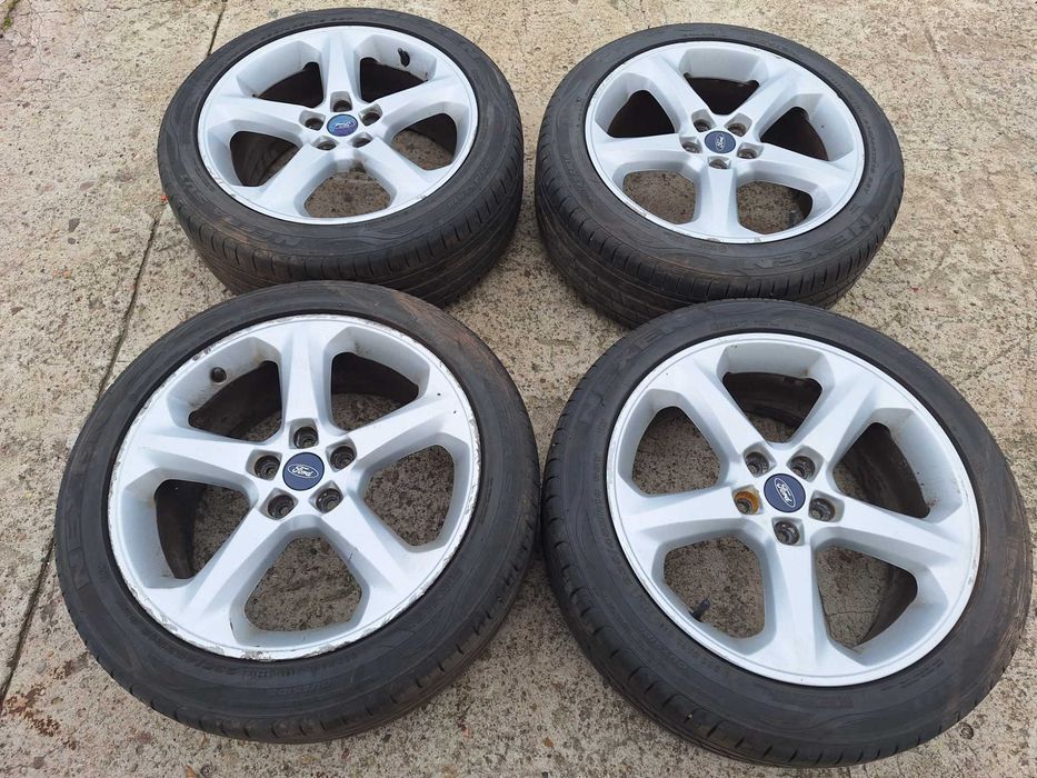 Alu Felgi Aluminiowe 18" ET55 Opony Koła Oryginał Ford Mondeo MK5