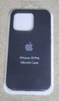 Чехол Original Soft case iPhone 15 pro Чёрный