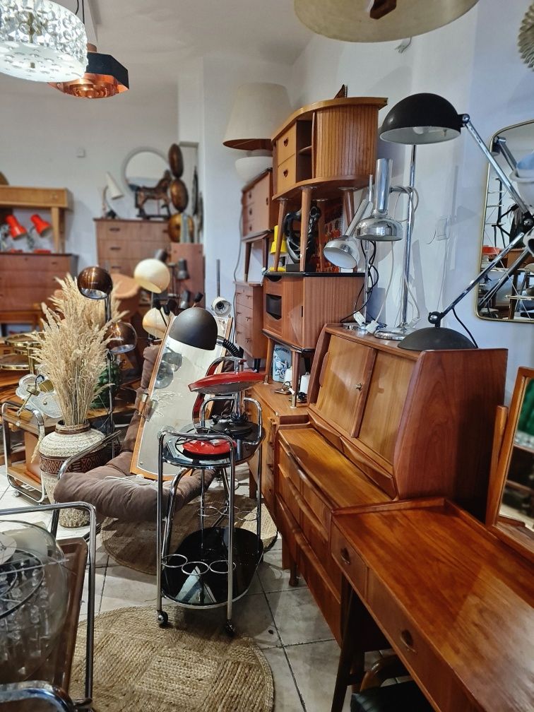 Sekretarzyk,biurko tekowe,skandynawski design,Szwecja lata 60,vintage