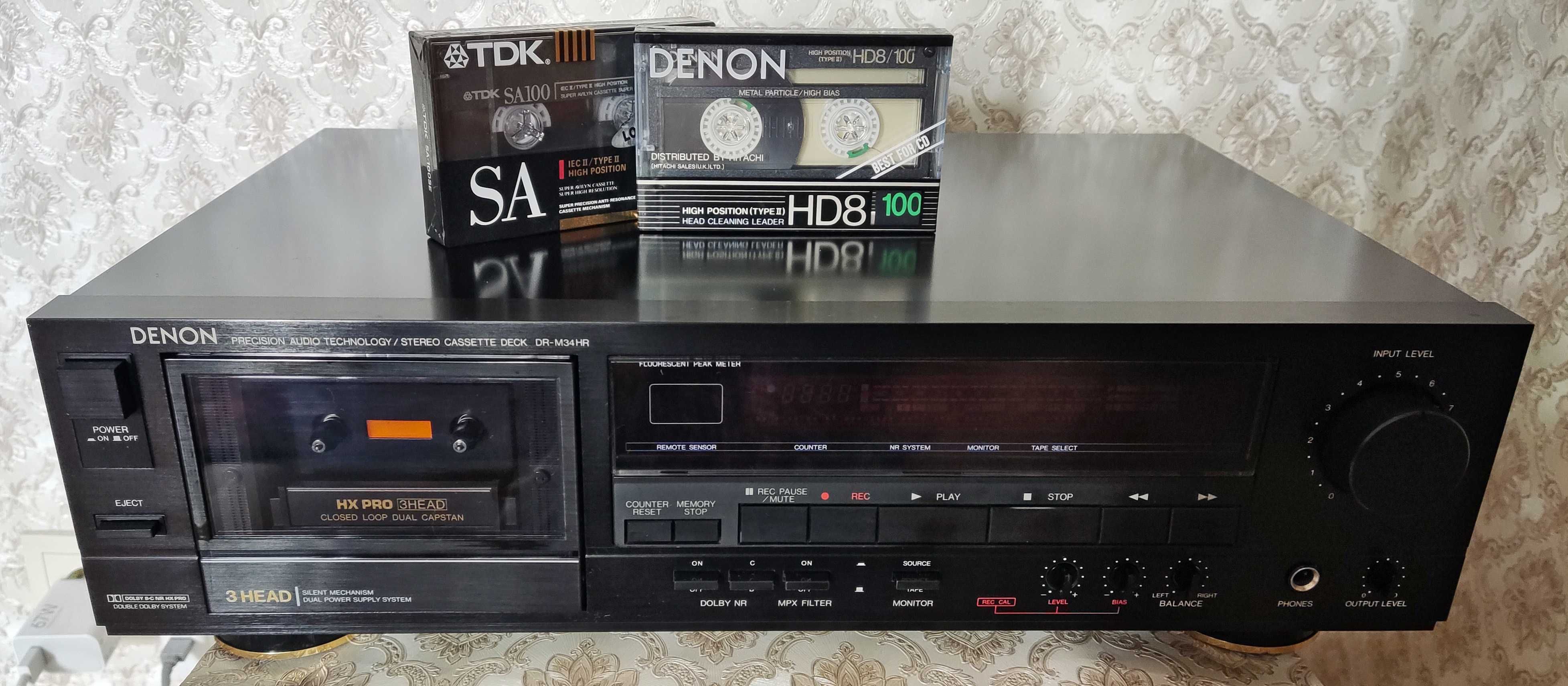 Denon DR-M34HR - кассетная дека, 3 Heads, 220V