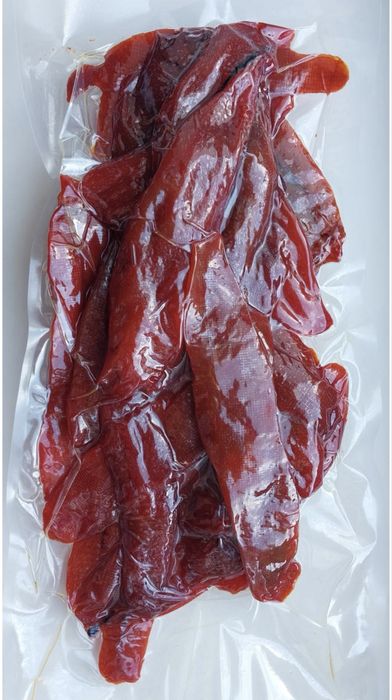 Ікра Судака вʼялена вакуум 500 грам , вяленая икра судака