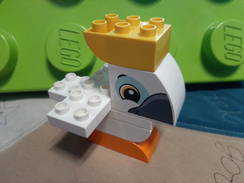 Klocki lego duplo ptak Kakadu 6 elementów