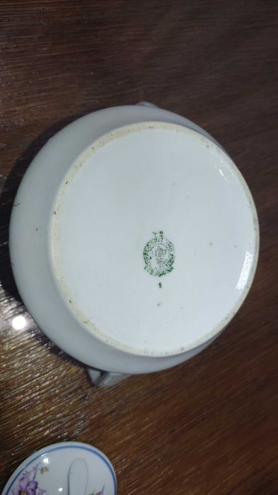 Сахарница сервиза Вербилки антикварная