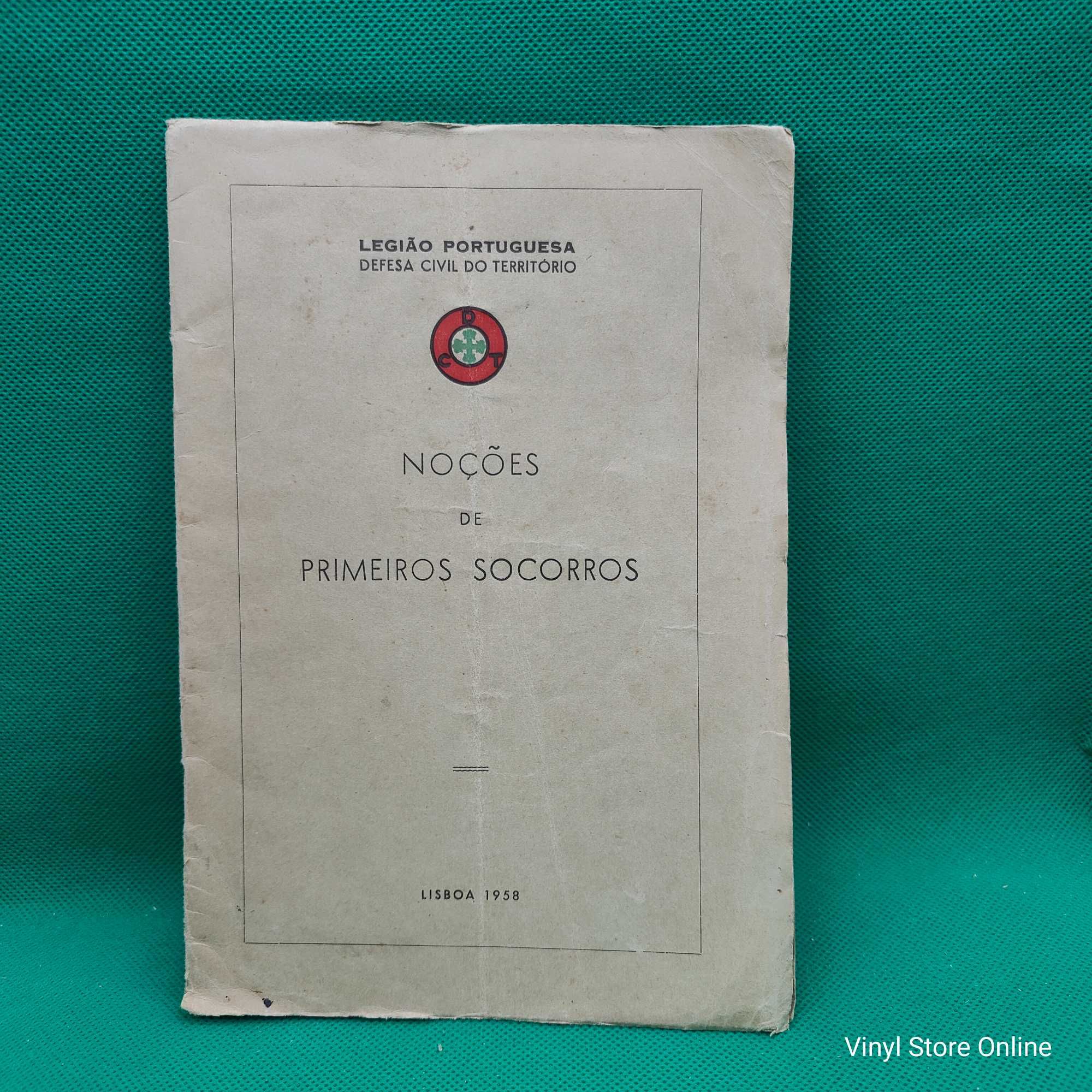 Livro -Noções de primeiros socorros - Legião Portuguesa - PAR6
