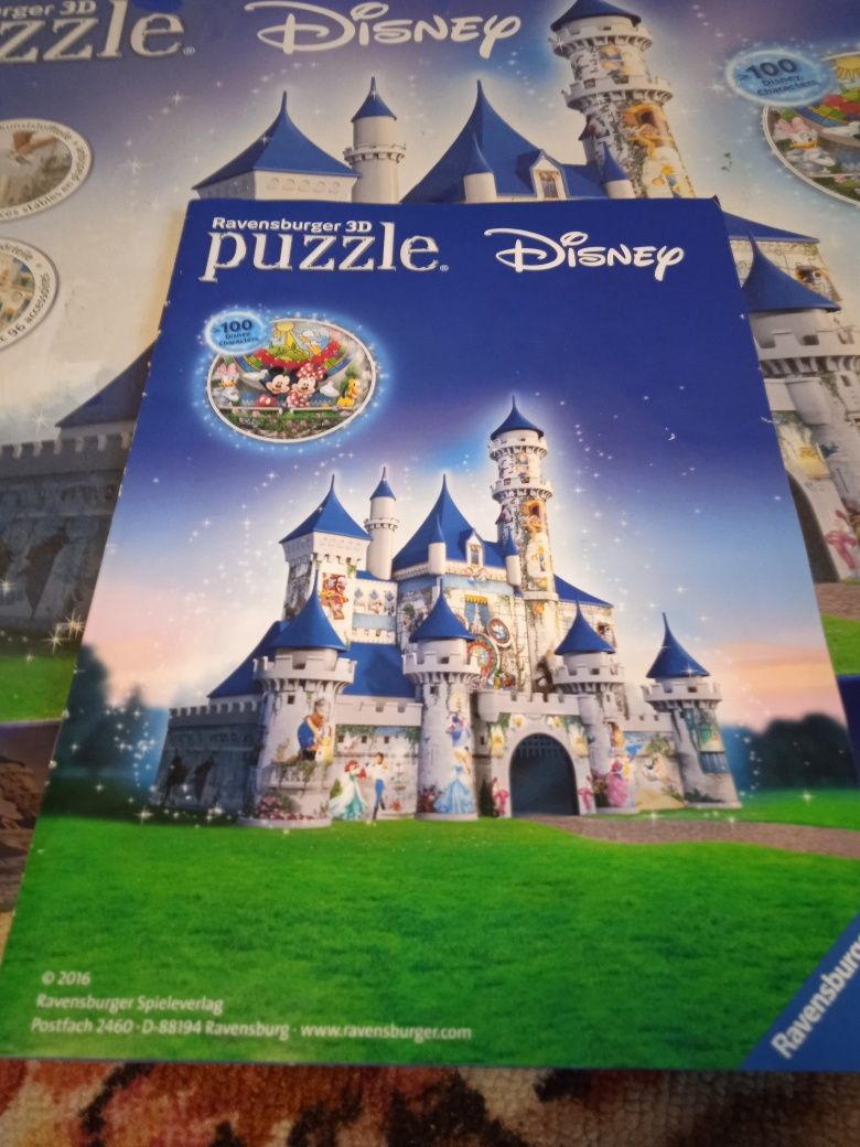 Puzzle Zamek Disney 3D Ravensburger