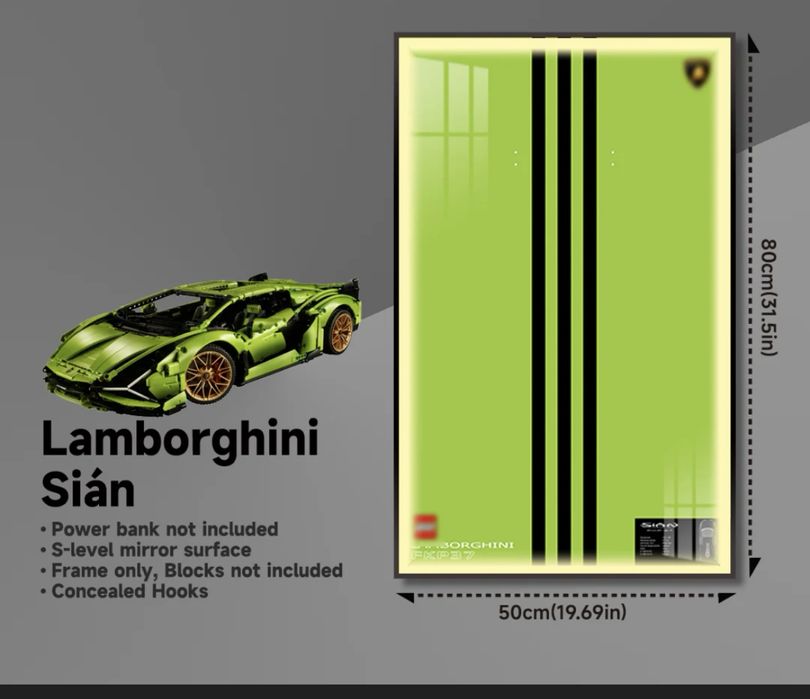 Lego 42115 Lamborghini Sian RAMA - HIT LED Pilot
