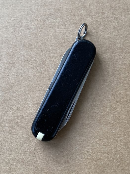 Колекційний Victorinox classic SD чорний мультитул Вікторінокс класік