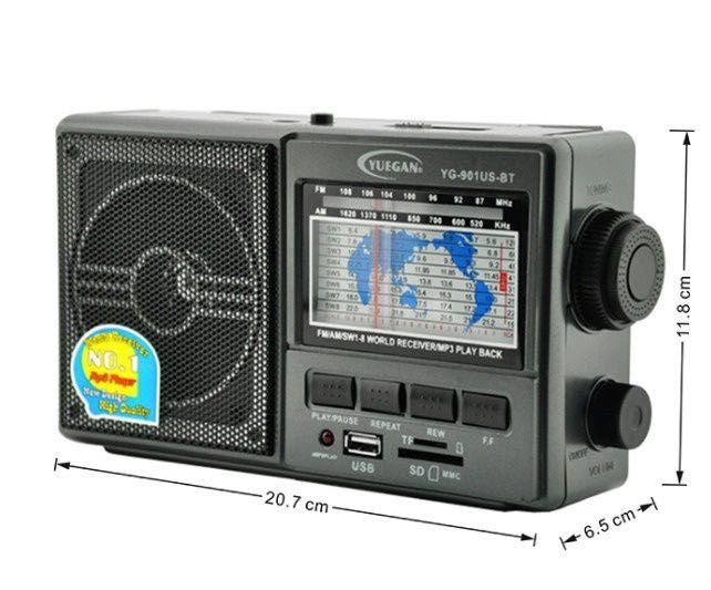 Kолонка радіо mp3 FM SD, USB, Bluetooth