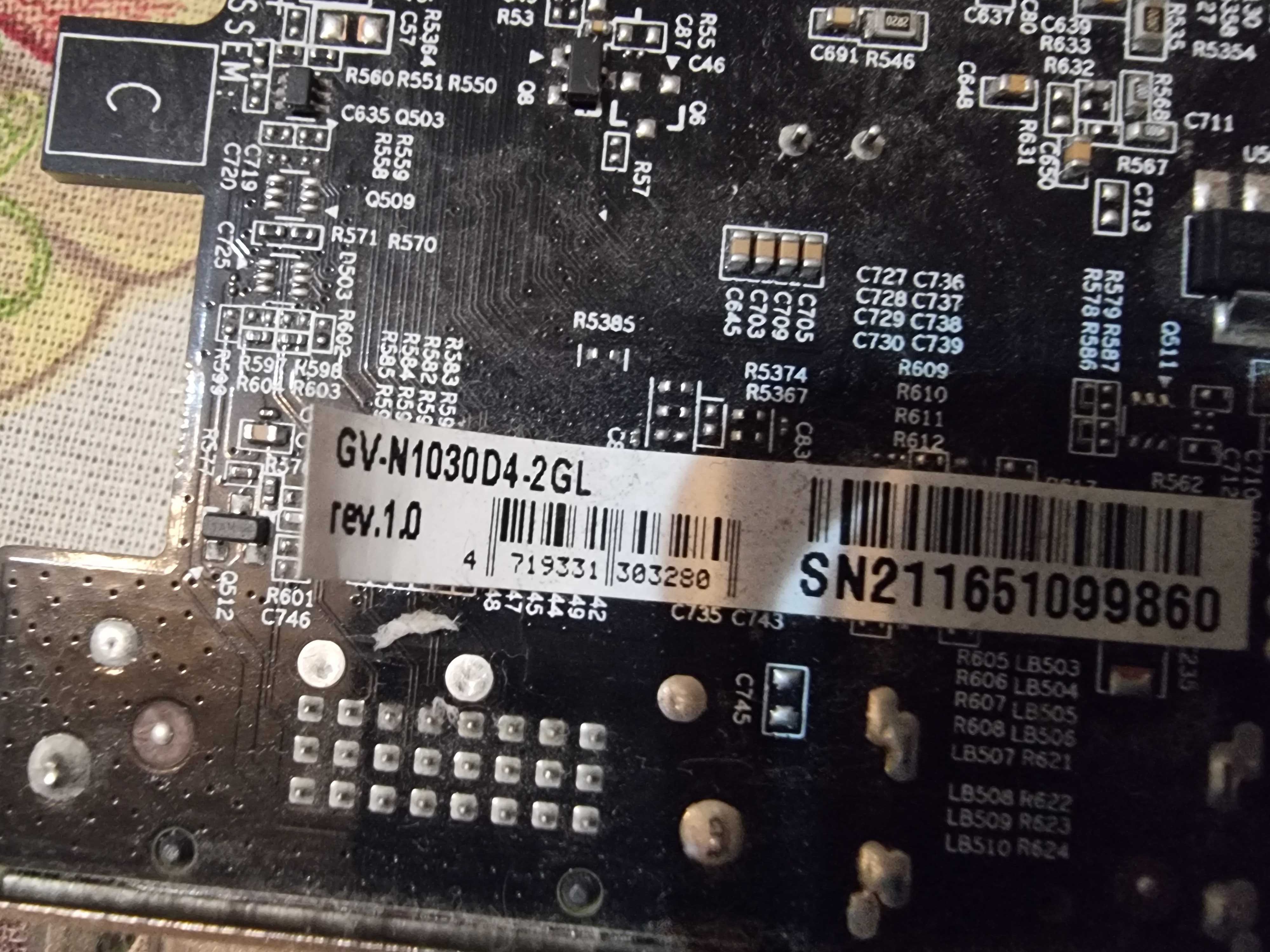 Karta graficzna GT 1030 Low Profile D4 2G