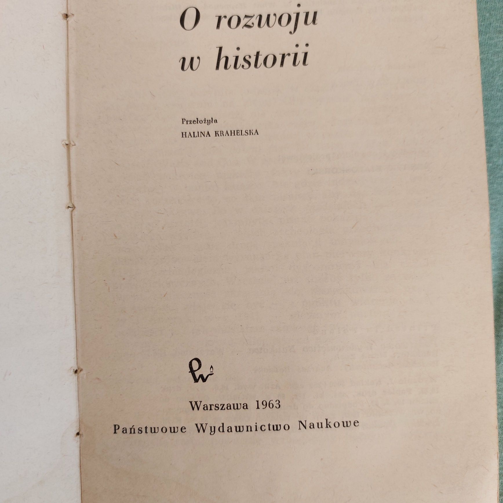 V. Gordon Childe O rozwoju w historii PWN 1963