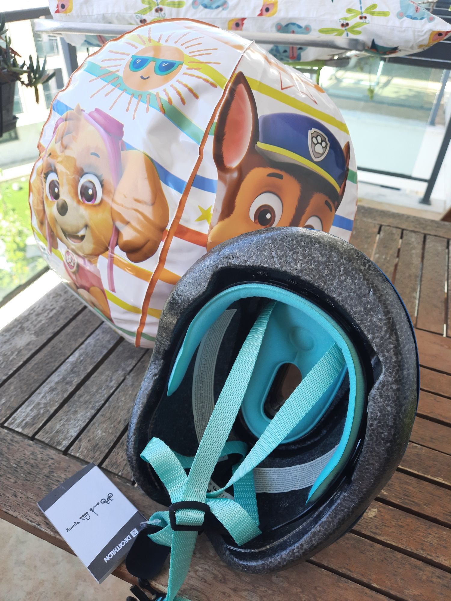Capacete de bicicleta para menino 44-48 cm Decathlon