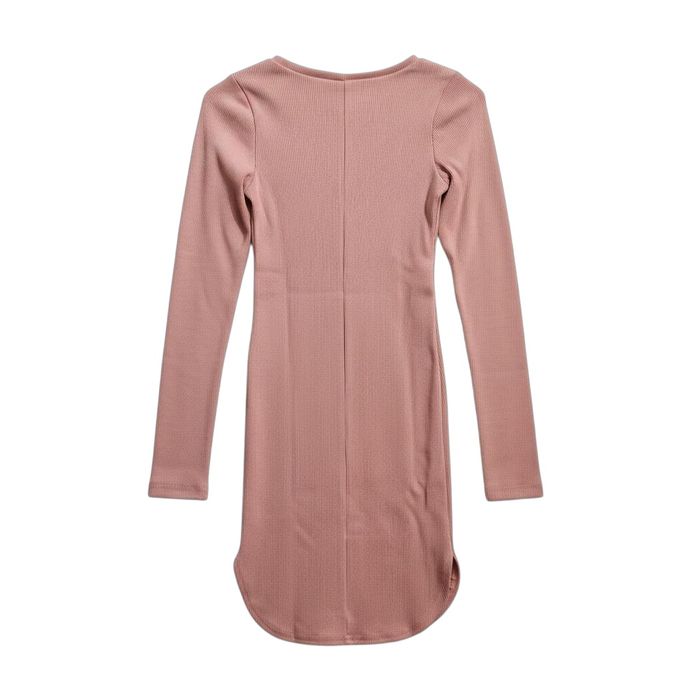 Dopasowana sukienka prążkowana midi Ooh La La rozmiar S/M