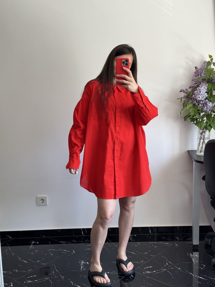 Сорочка льон L/Xl