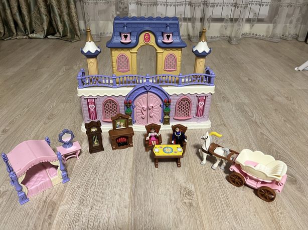 Замок домик для принцессы с мебелью
