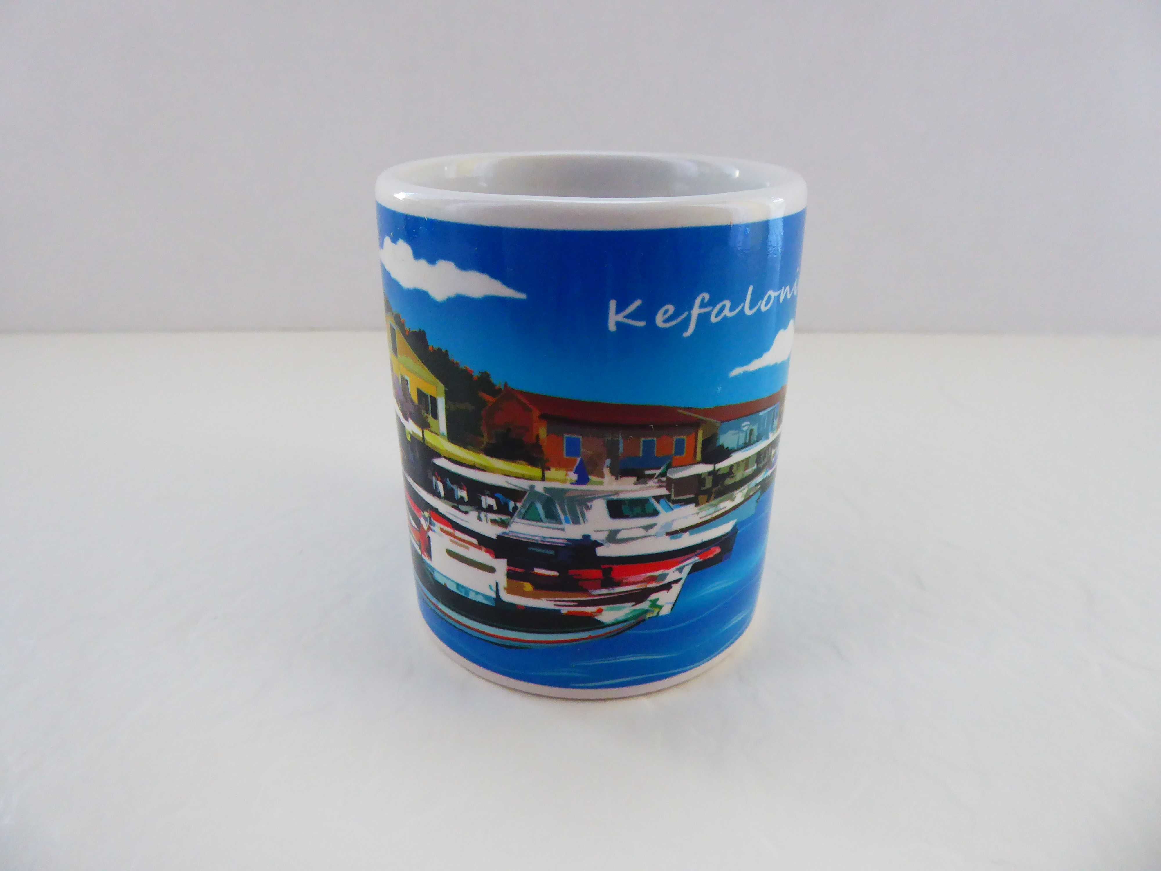 kubek ceramiczny z napisem Kefalonia 1 szt