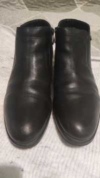 Мужские зимние ботинки натуральная кожа с мехом, 26,5-27 см