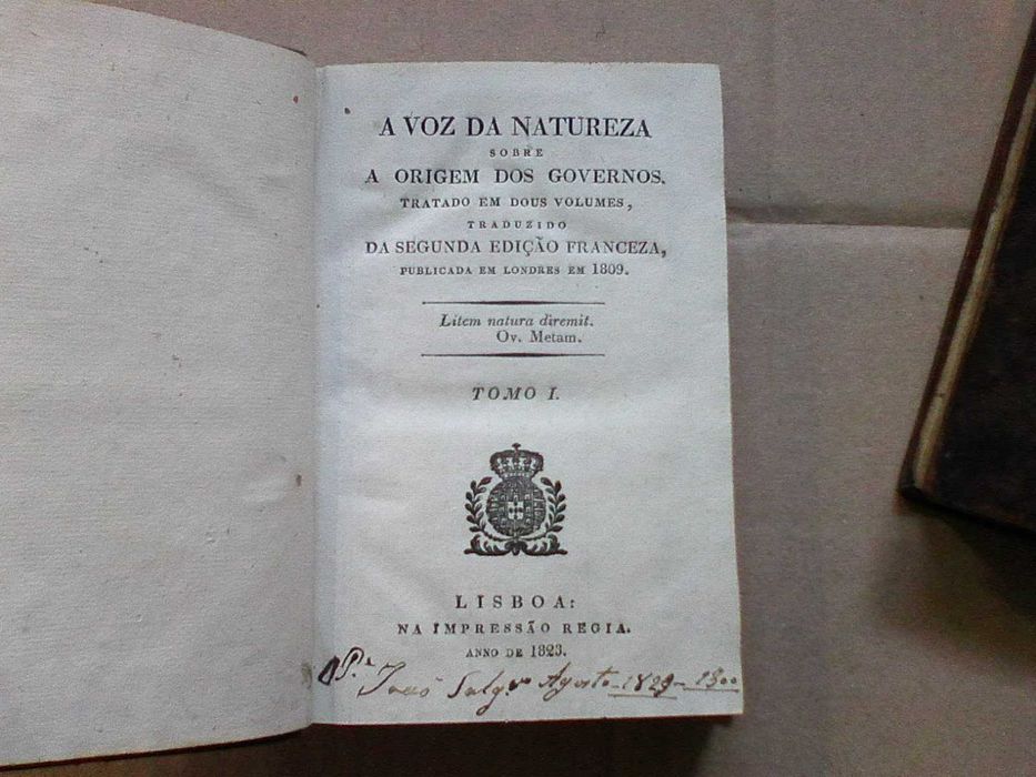 A Voz da Natureza Sobre a Origem dos Governos