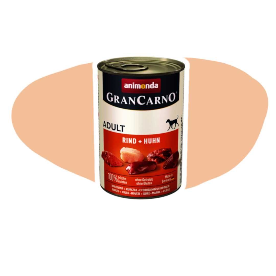 Animonda GranCarno Original Wołowina Kurczak 6x400g Karma mokra