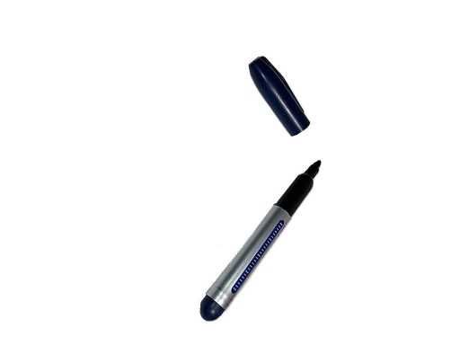 Marker permanentny wodoodporny pisak niebieski...