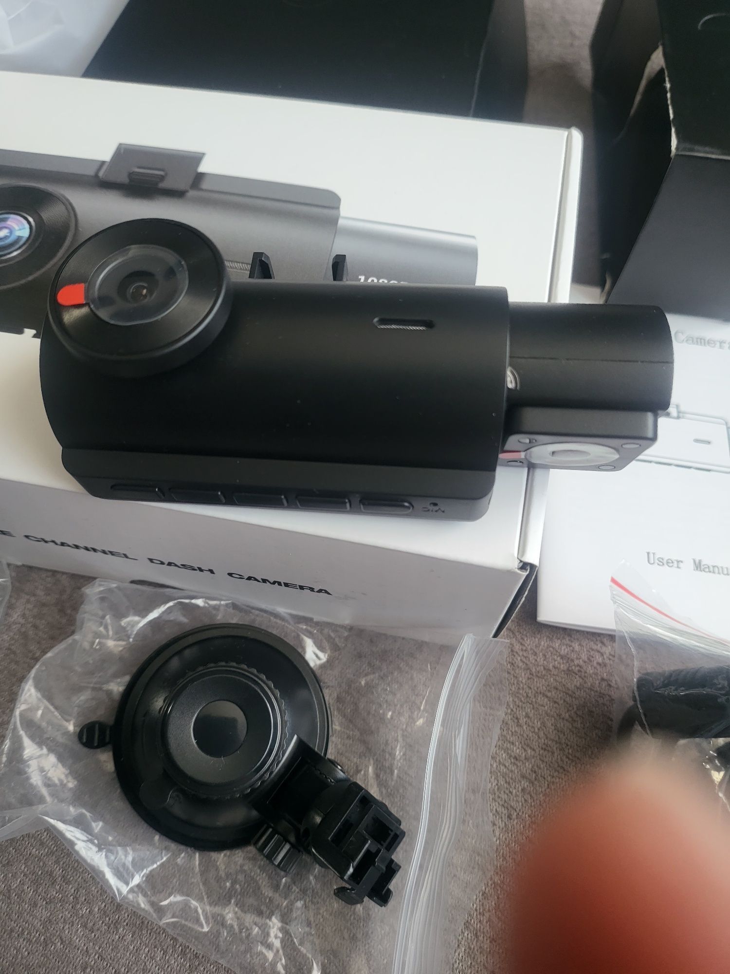Kamera rejestrator Wifi DualCam kamerka 2 obiektywy samochodowa