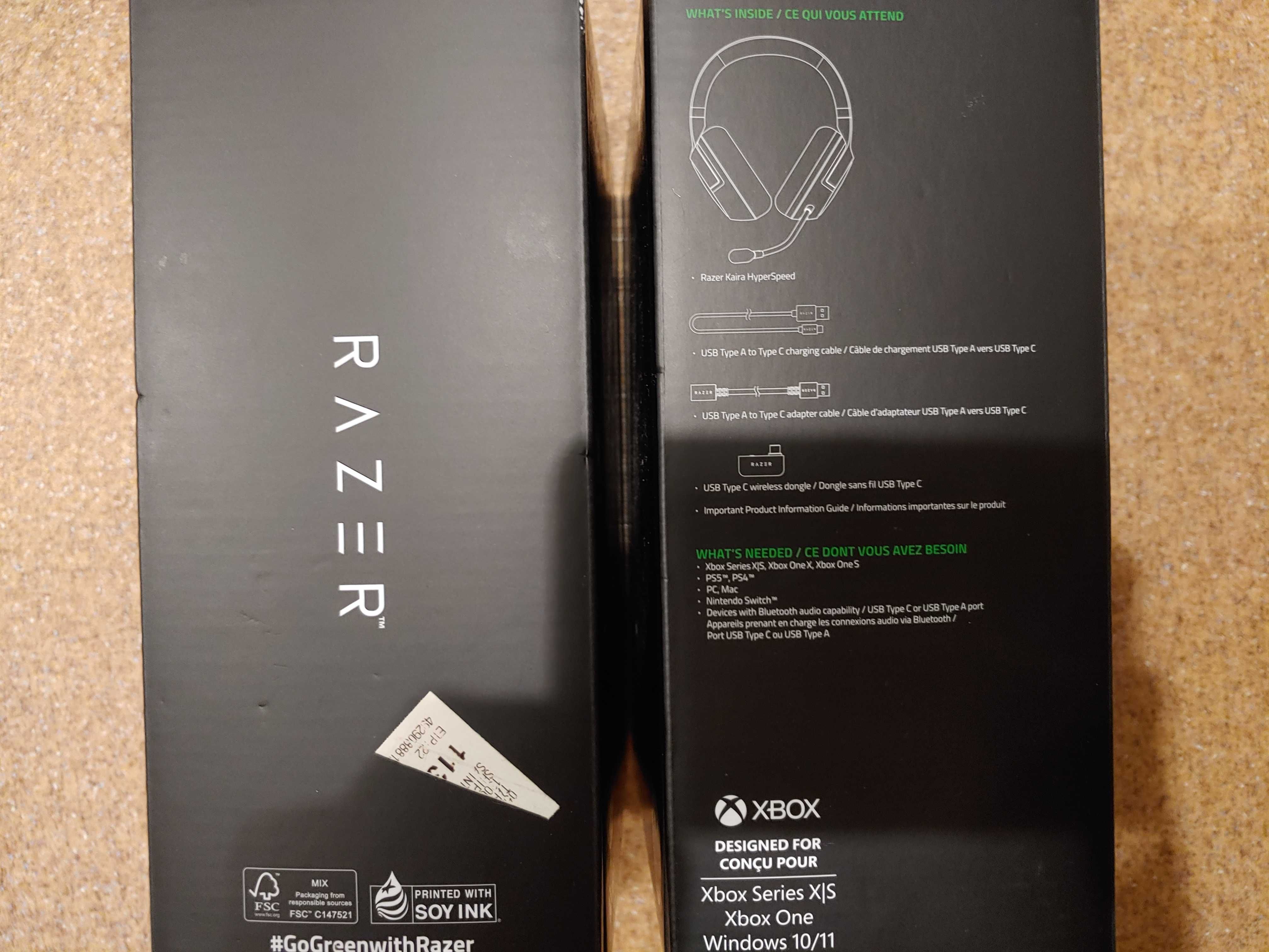 Бездротові ігрові навушники Razer Kaira Hyperspeed