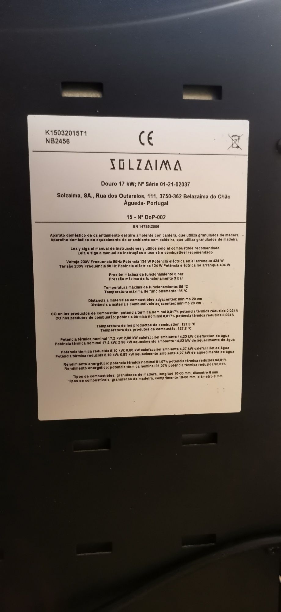 Caldeira Pellets