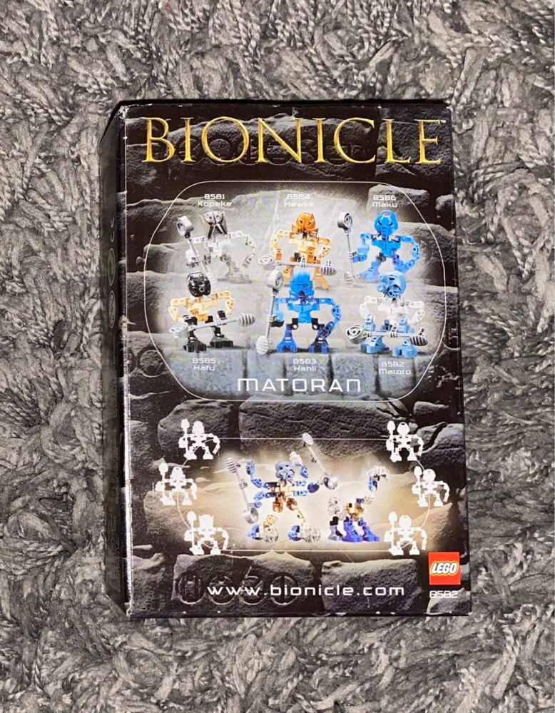 LEGO bionicle matoran 8582 Matoro nowe (2003)