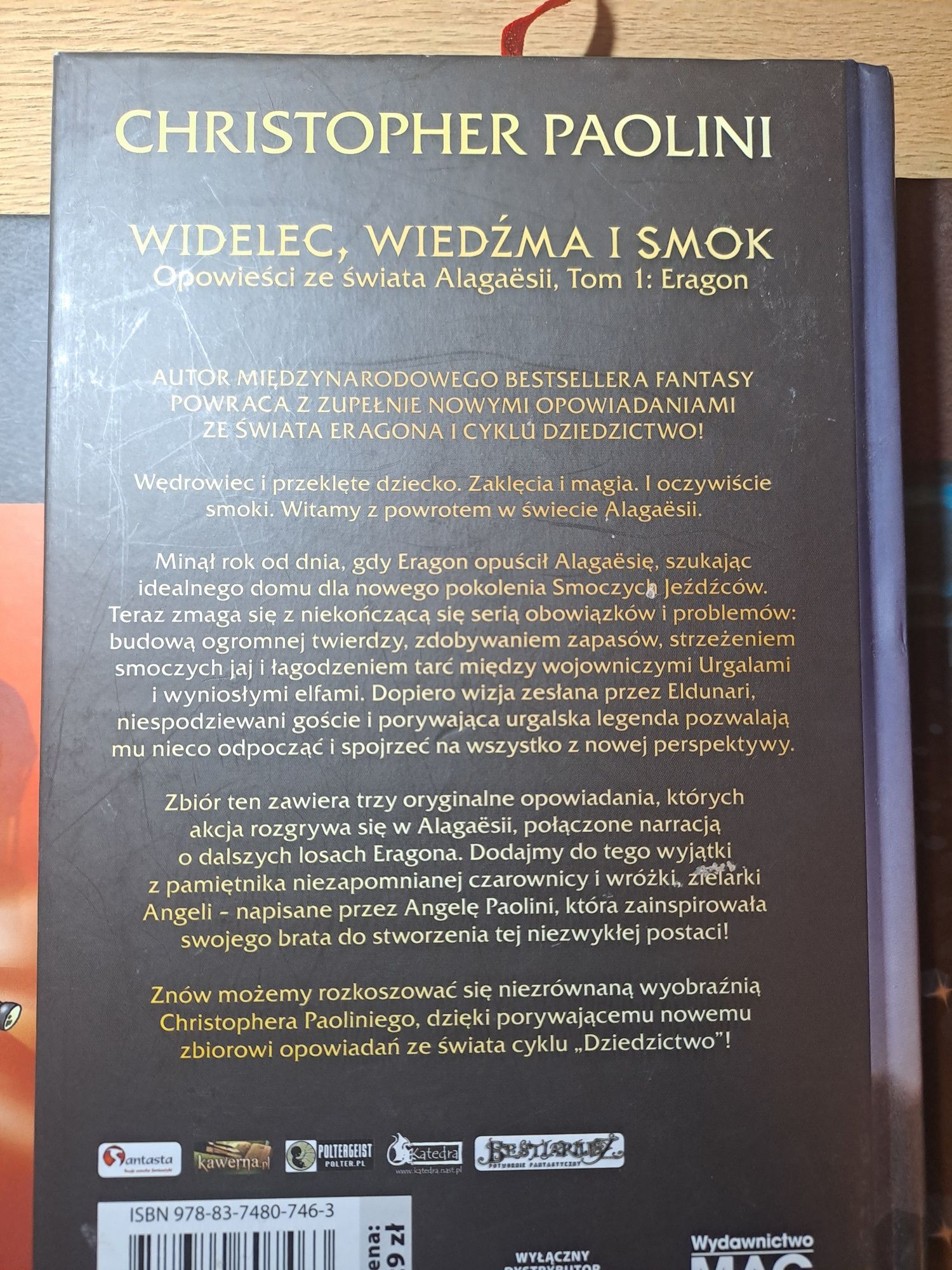 ksiazka "Widelec, Wiedzma i Smok" Christopher Paolini
