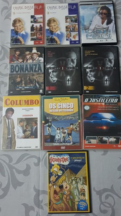 10 DVD Séries diversas