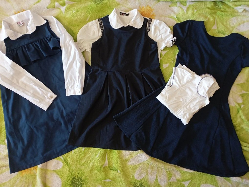 Школьная форма пакет одежды для девочки джинсы юбка платье