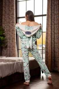 Жіноча піжама-комбінезон кігурумі з кишенею