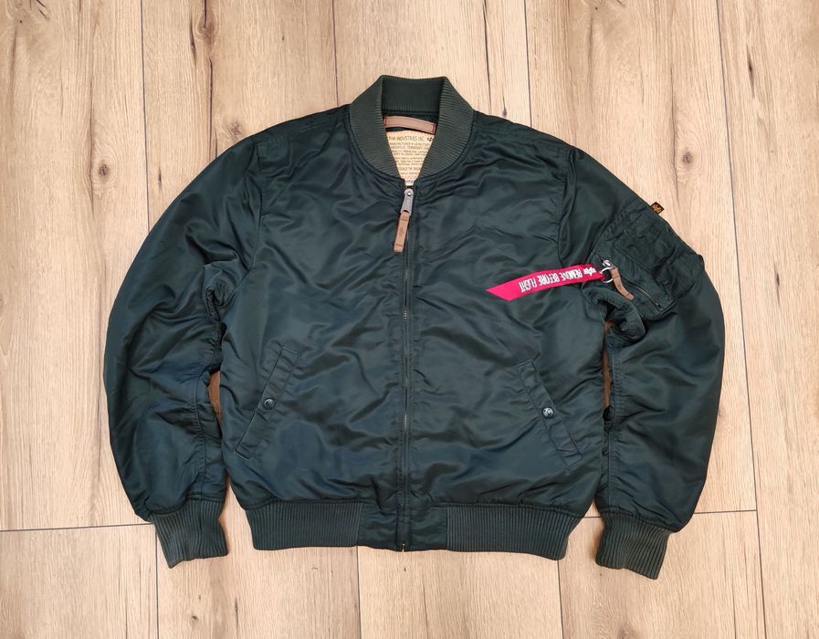 Alpha Industries męska kurtka bomberka ocieplana w rozmiarze L