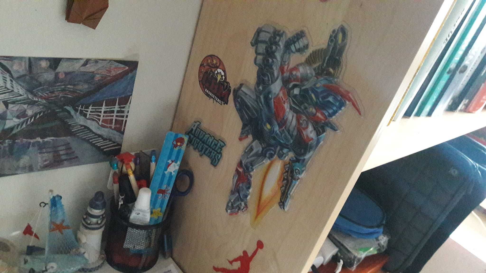 Autocolantes 3D decorativos Transformers