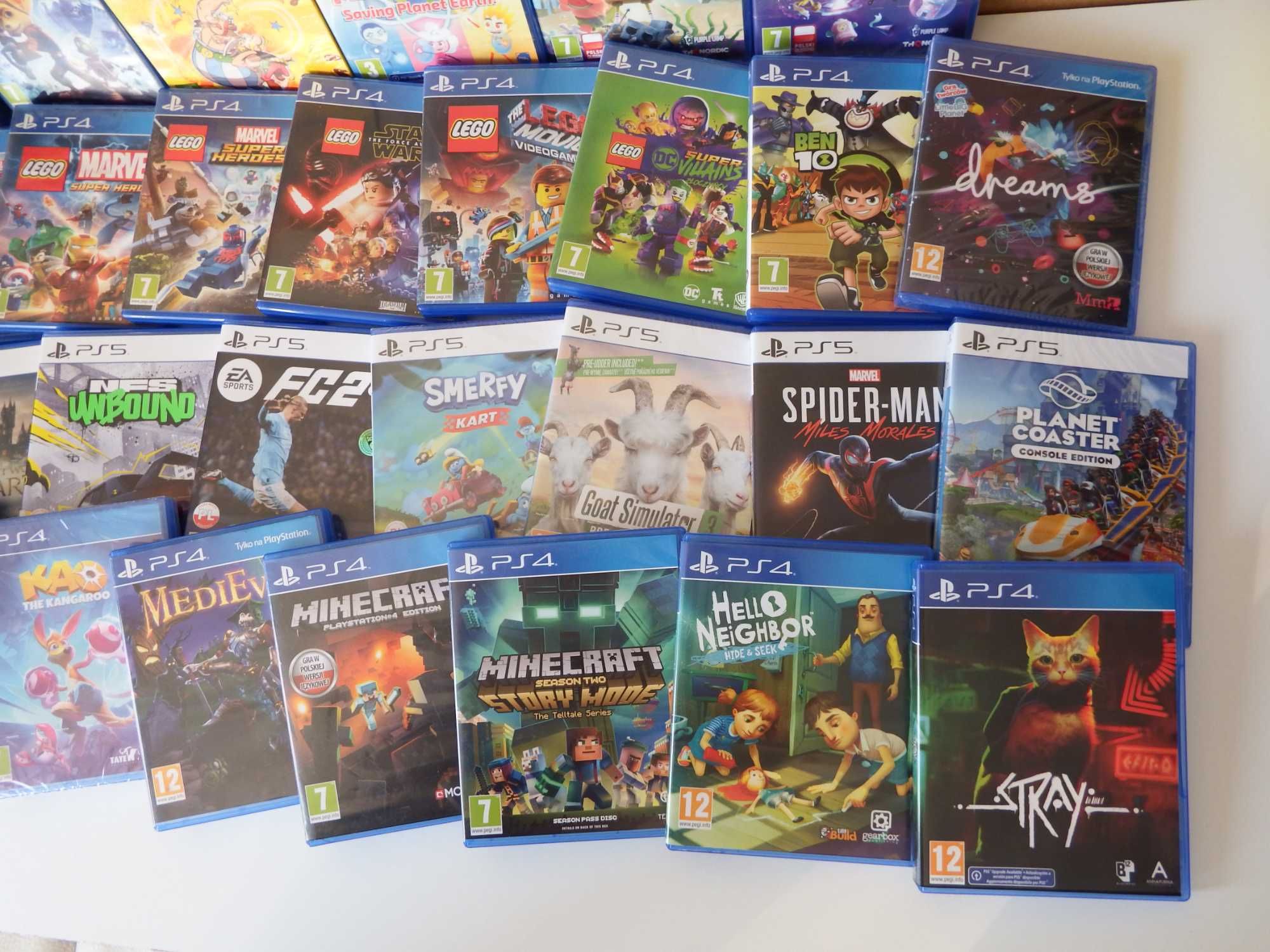 MINECRAFT PL PS4 / PS5 gry DLA DZIECI Sony Playstation PS4 + PS5