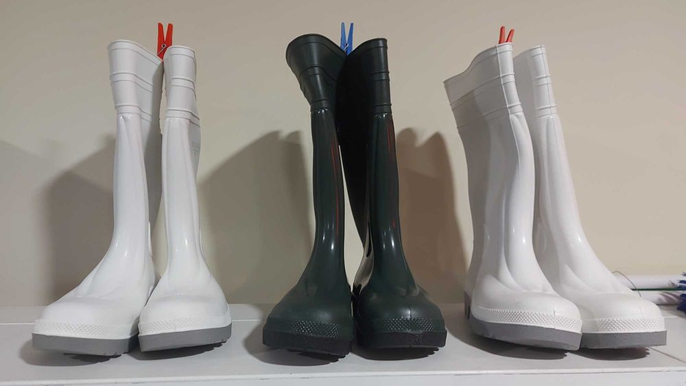 Galochas palmilha e biqueira de aço