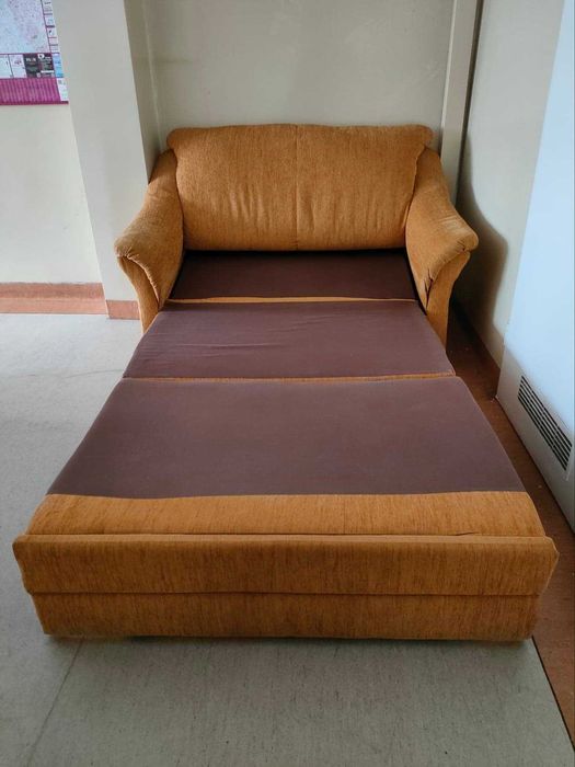 Sofa rozkładana, łóżko dwuosobowe