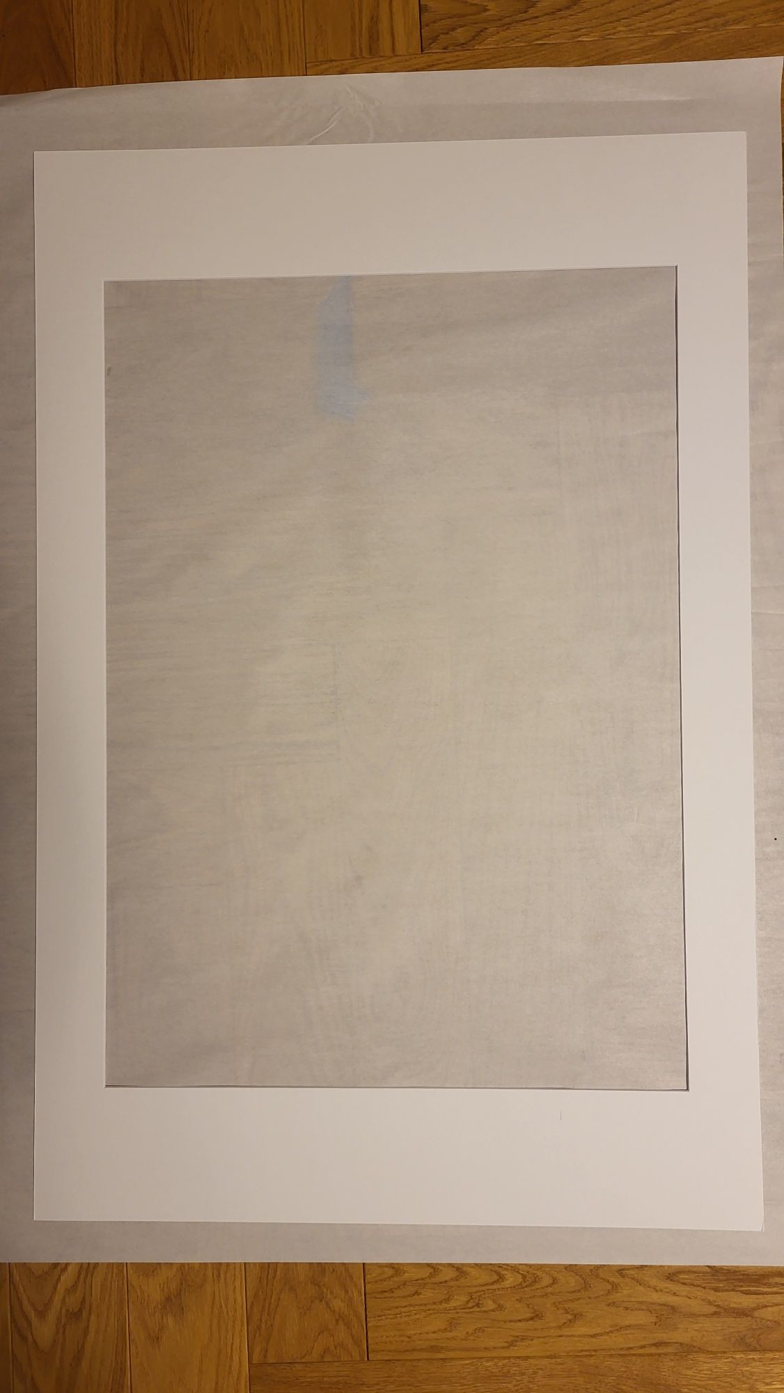 Passe partout 61 x 91 cm, biale