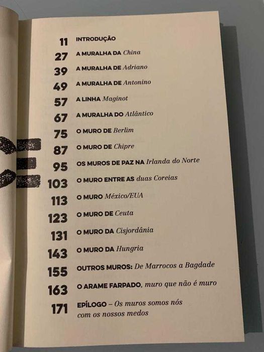 MUROS - Os Muros que nos Dividem
de José Jorge Letria