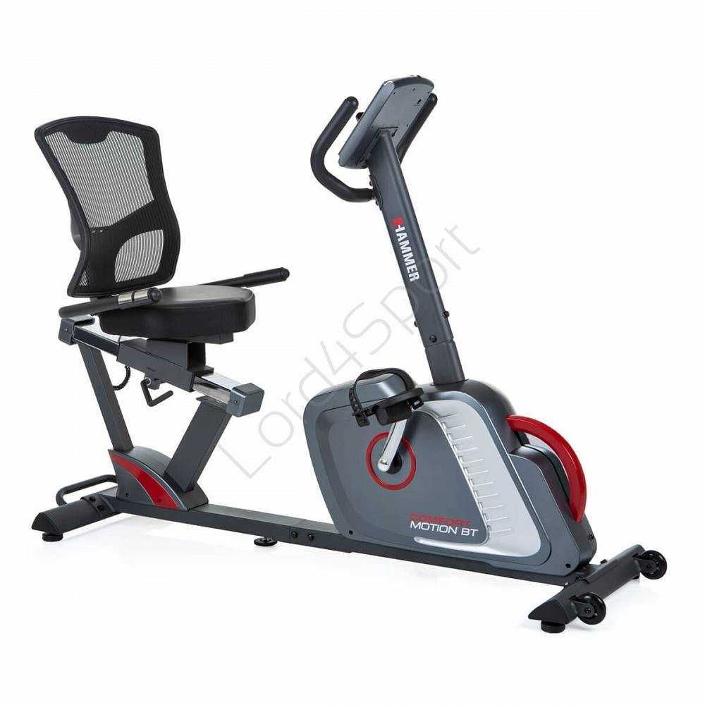 Rower poziomy stacjonarny  HAMMER COMFORT MOTION BT