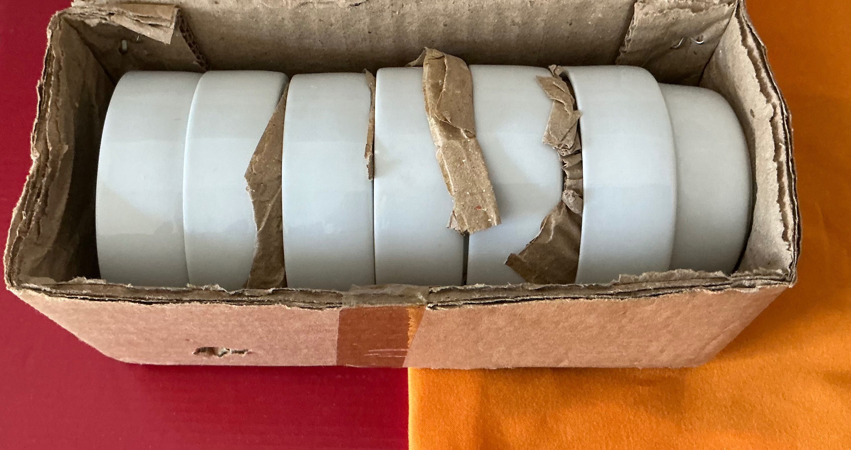 Conjunto de taças de sobremesa em cerâmica. NOVO!