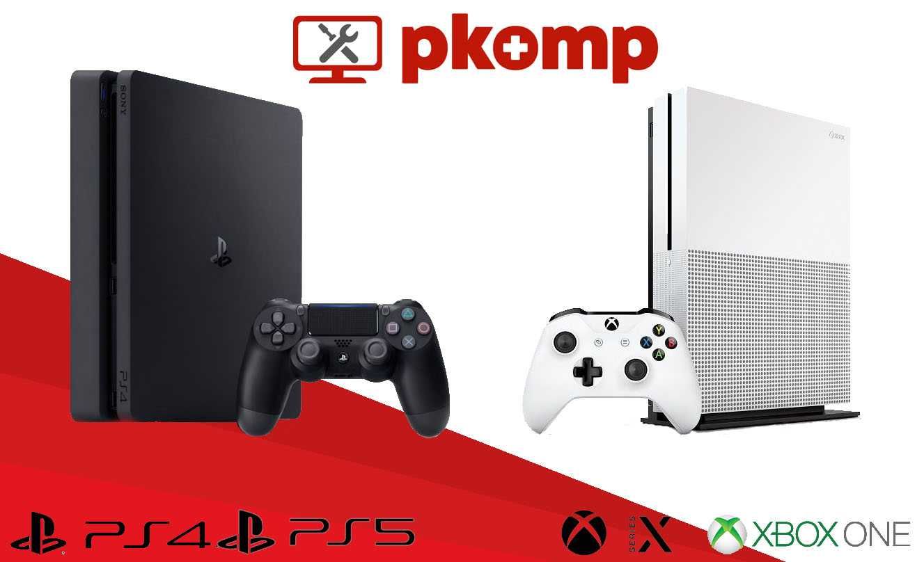 Naprawa konsol Białystok - PS4, PS5, Xbox One, Xbox X, Nintendo PKOMP