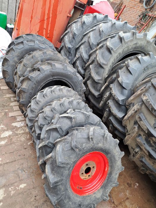 Opony rolnicze 12.4 R24 13.6 R28 R16 Michelin, Goodyear, Bkt, Kleber